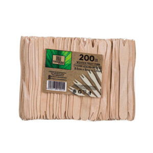 ΞΥΛΙΝΟ ΠΙΡΟΥΝΑΚΙ ΔΙΑΙΝΑ 8,5cm FSC 200ΤΕΜ - FSC 100%