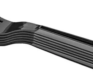 ΠΙΡΟΥΝΙ REUSABLE ΜΑΥΡΟ 18CM ΧΥΜΑ 50ΤΜΧ