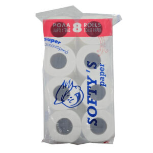 ΧΑΡΤΙ ΥΓΕΙΑΣ 2Φ 8 ΡΟΛΑ 70ΓΡ SOFTYS